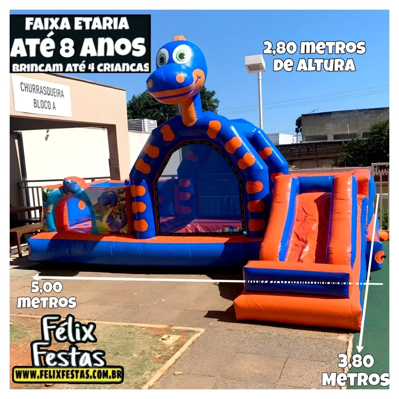 casinha-de-bolinhas-dino em Águas Claras DF